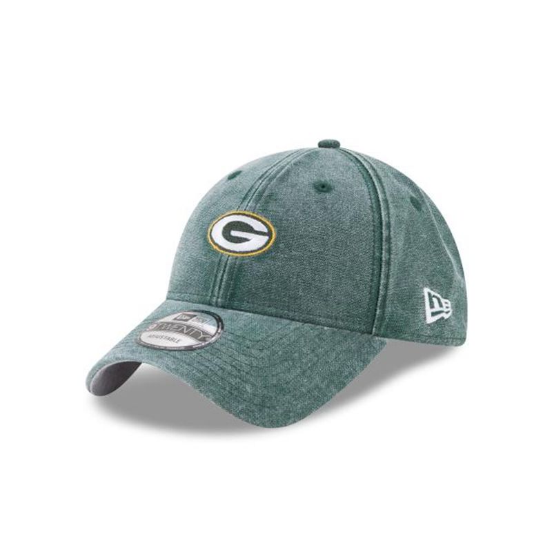 NFL Green Bay Packers Rugged Mini 9Twenty Adjustable (OXR6909) - Green New Era Caps